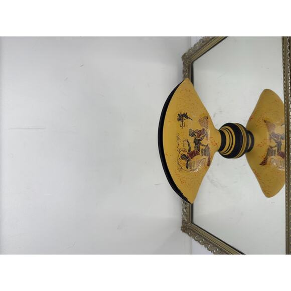 Vintage Napkin holder ceramic with ancient Greek performances - Picture 2 of 10